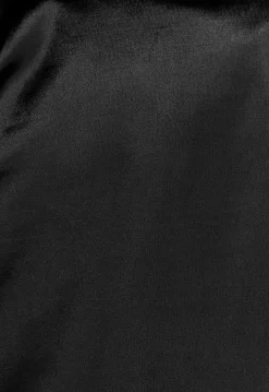 Zwarte Oversized Satin Blazer