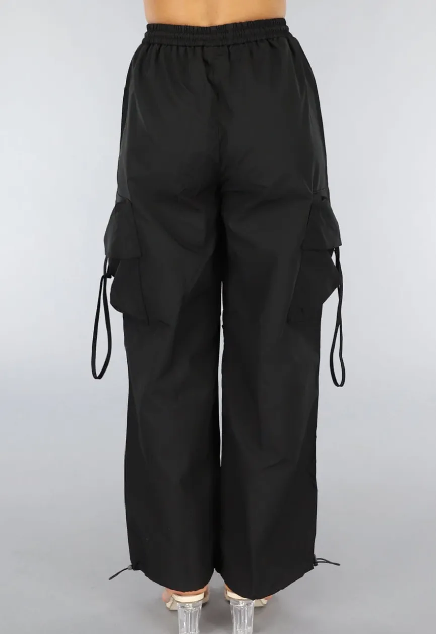 Zwarte Parachute Cargo Broek