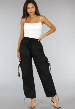 Zwarte Parachute Cargo Broek