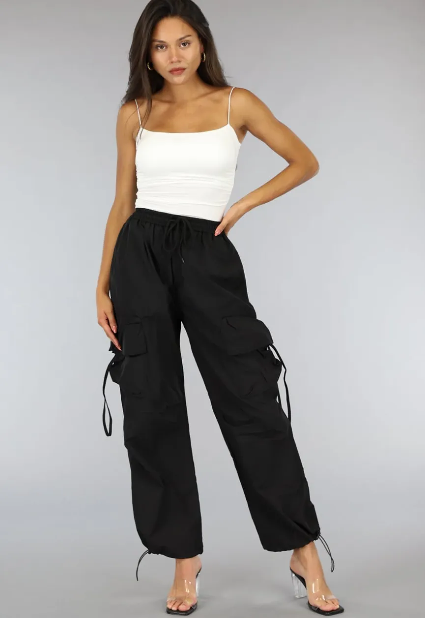 Zwarte Parachute Cargo Broek