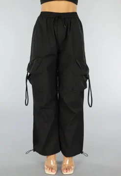 Zwarte Parachute Cargo Broek