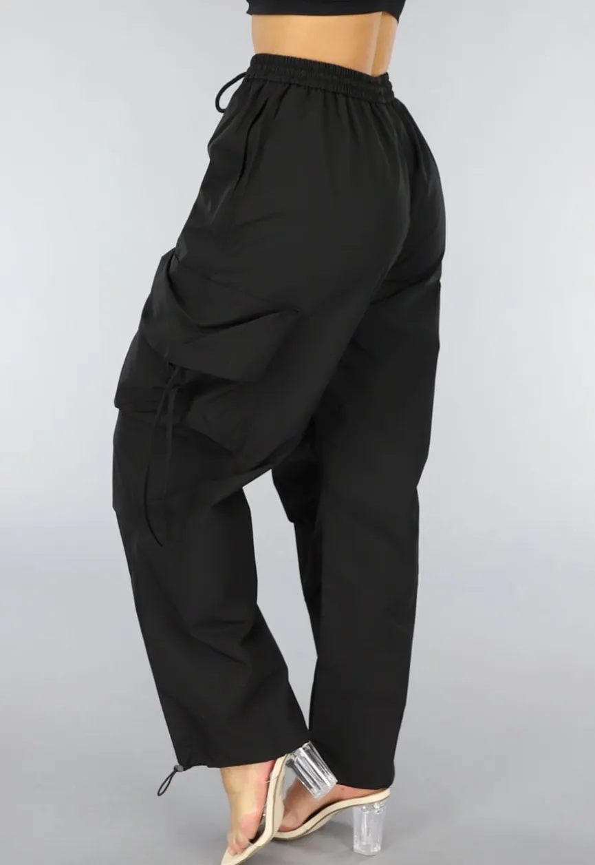 Zwarte Parachute Cargo Broek