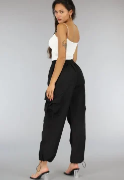 Zwarte Parachute Cargo Broek