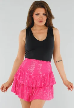 Zwarte Slim Fit Mouwloze Top met Diepe V-Hals