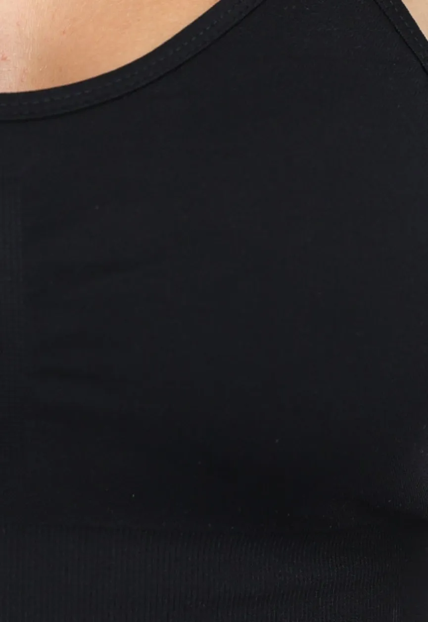 Zwarte Sport BH met Uitneembare Pads