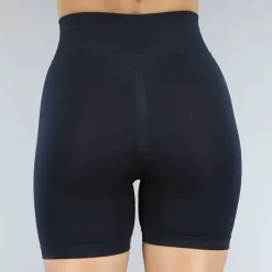 Zwarte Sport Short met Scrunch