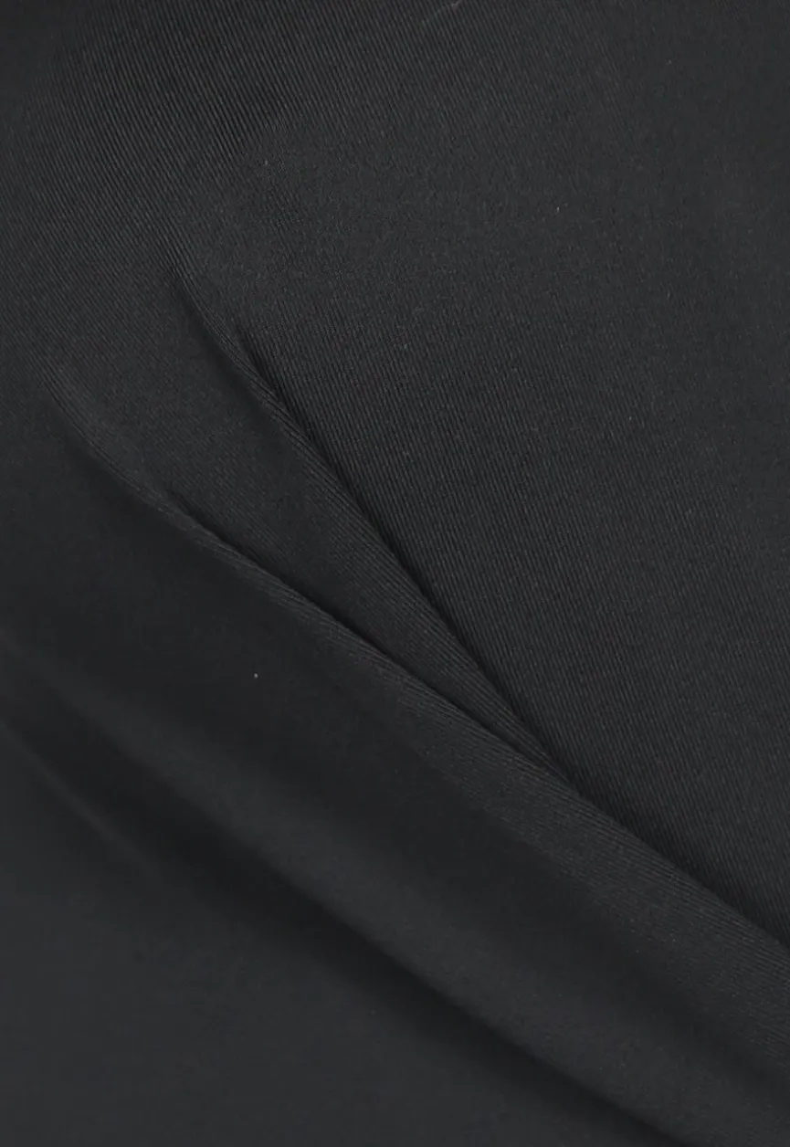 Zwarte Stretchy Jumpsuit met Ceintuur