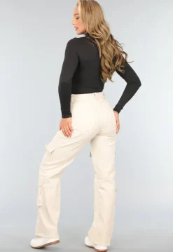 Zwarte Turtleneck Crop Top