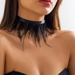 Zwarte Veren Choker