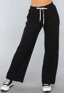 Zwarte Wide Leg Jogger