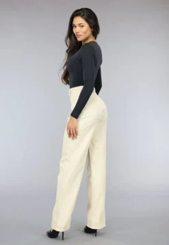 Zwarte Zachte Longsleeve Bodysuit