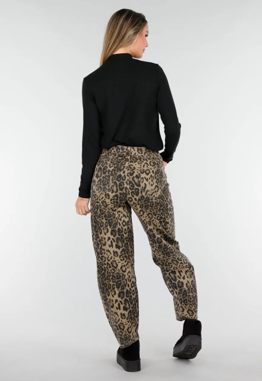 Zwarte Zachte Stretch Top met Lange Mouwen