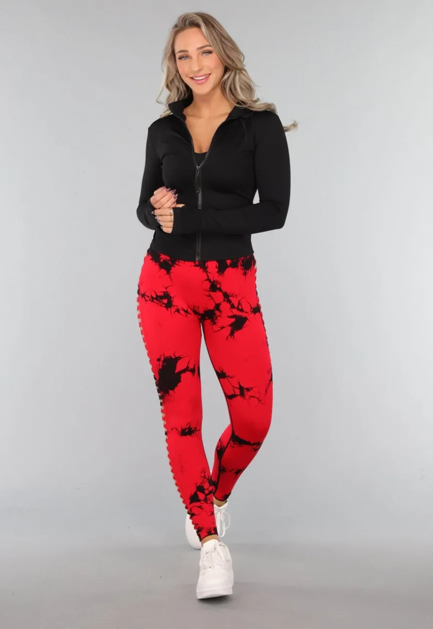 Zwart Fitness Vest met Duimgaten