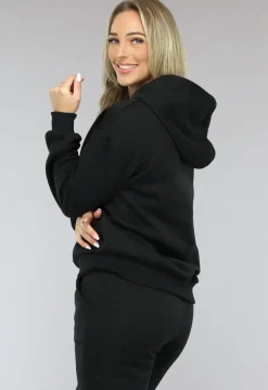 Zwart Fleece Joggingpak