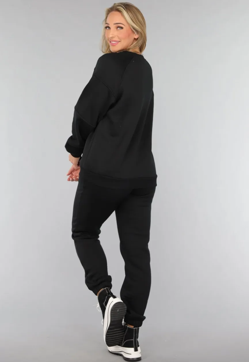 Zwart Oversized Huispak