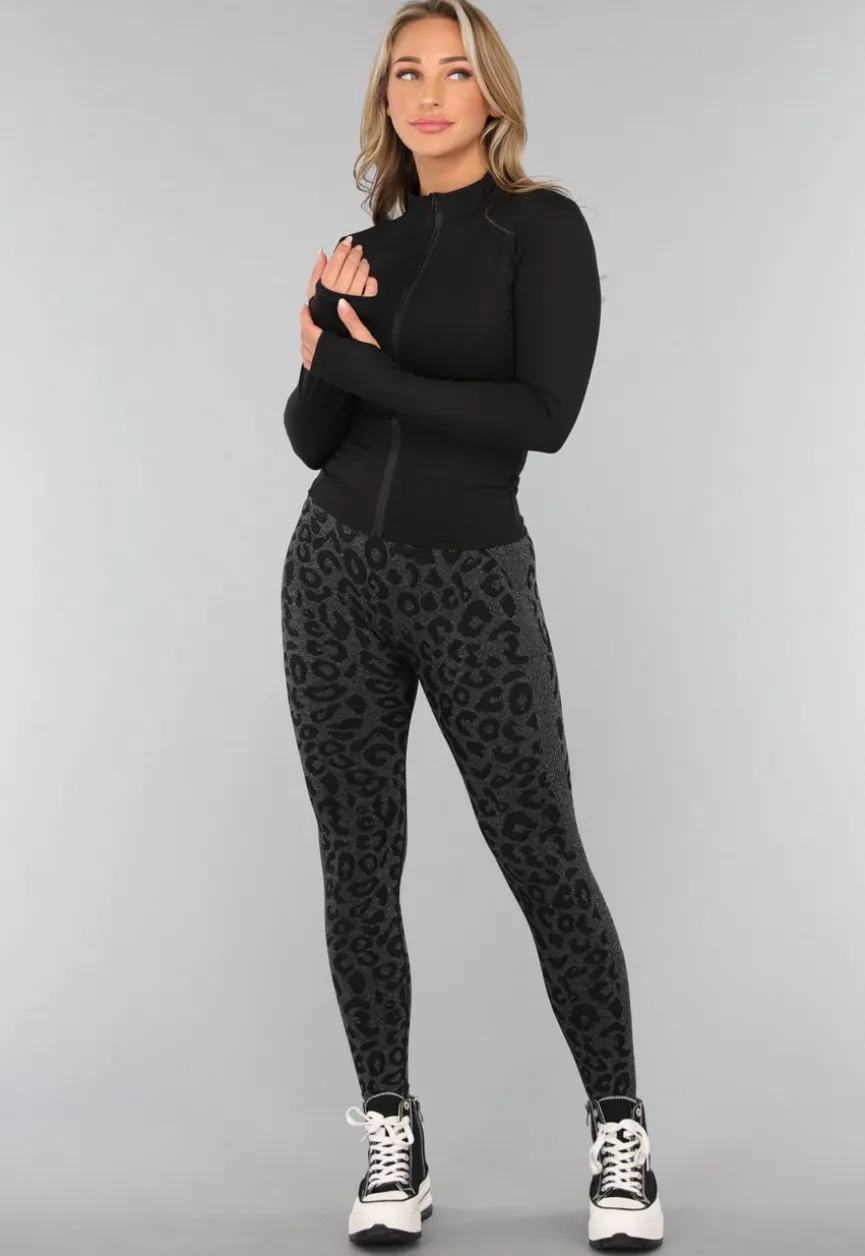 Zwart Trainingsvest met Ritssluiting
