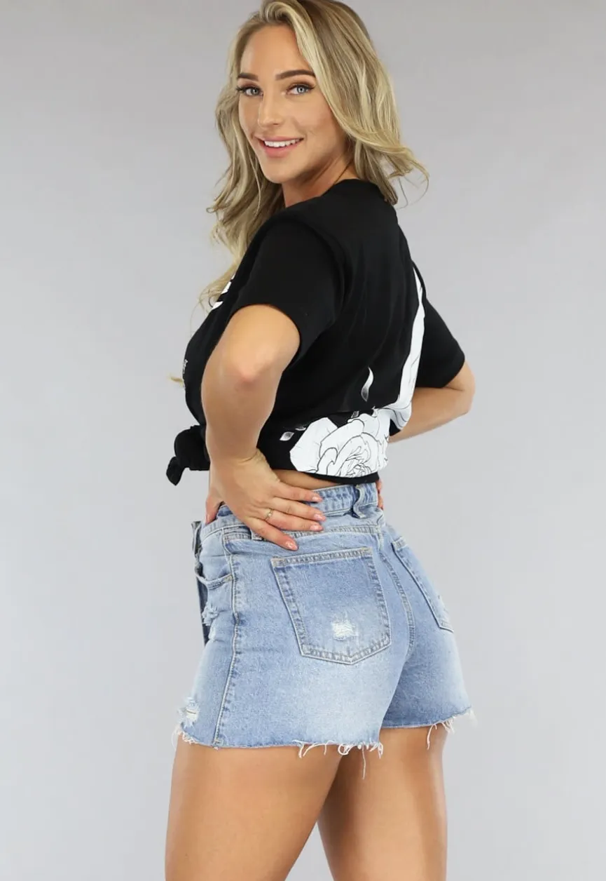Zwart Vleugel T Shirt